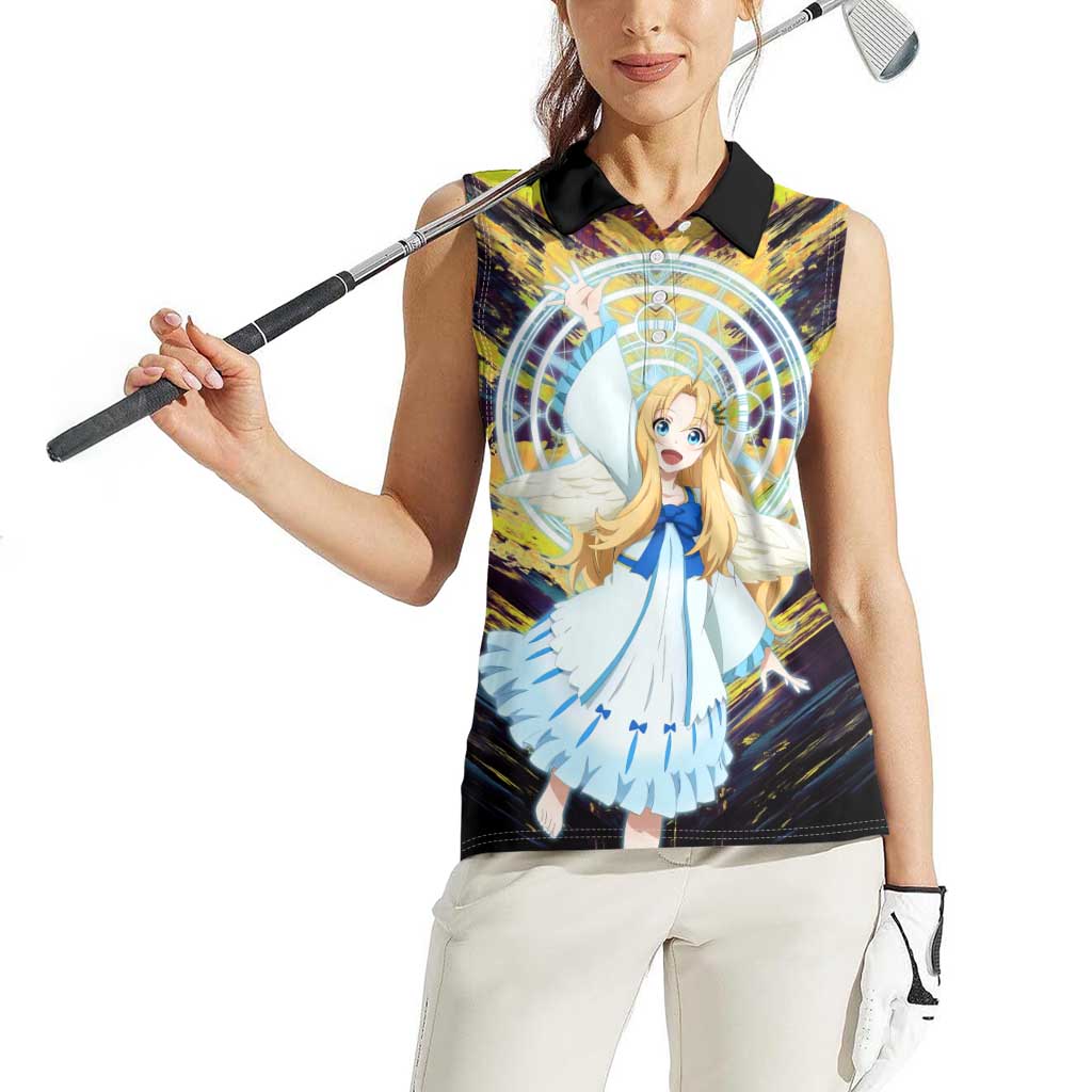 Filo The Rising of the Shield Hero Women Sleeveless Polo Shirt with Magical Aura and Dual Form Design - The Mazicc