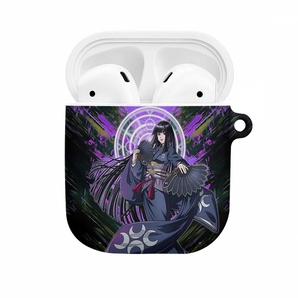 Glass The Rising of the Shield Hero AirPods Case with Elegant Battle Kimono and Spirit Energy Circle Design - The Mazicc