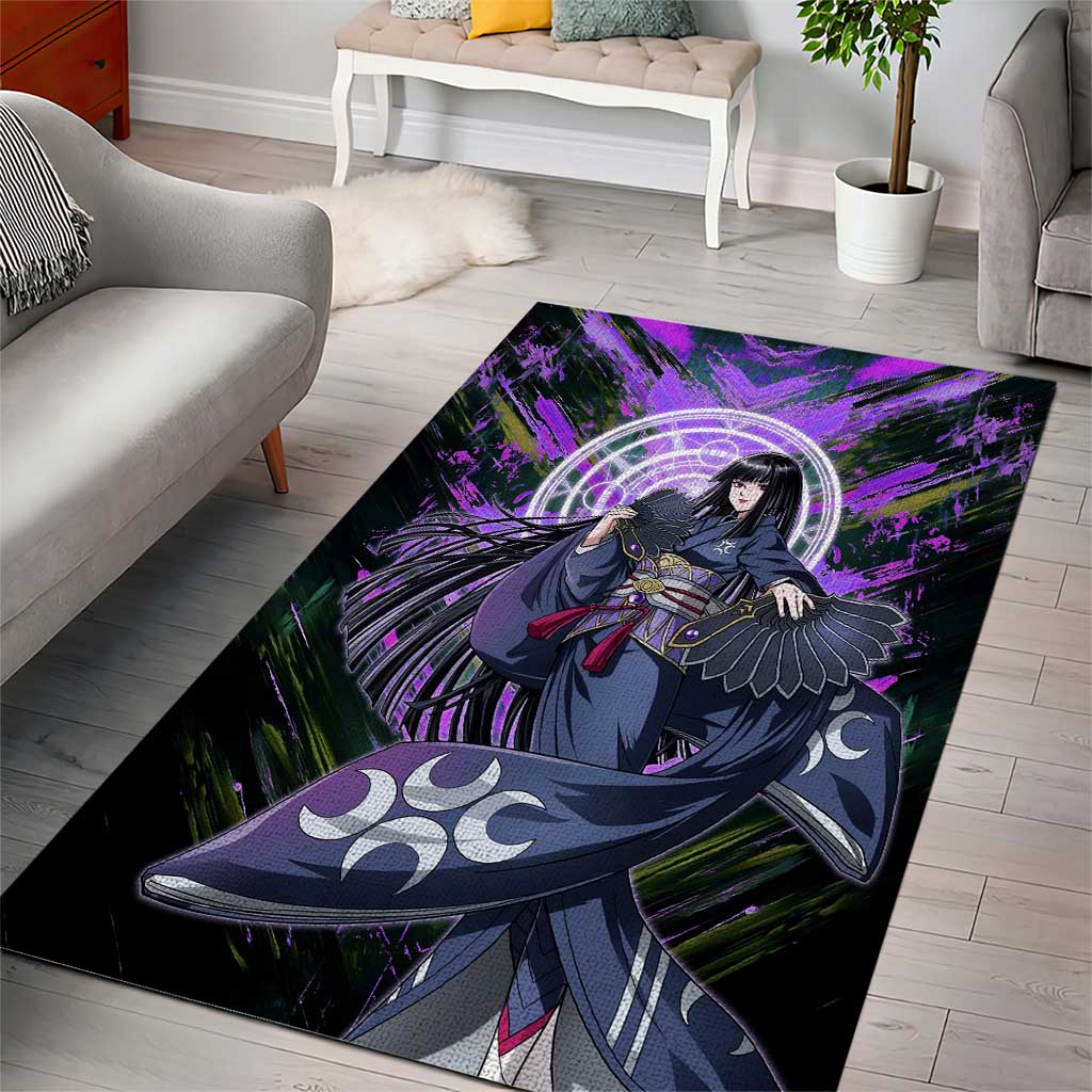 Glass The Rising of the Shield Hero Area Rug with Elegant Battle Kimono and Spirit Energy Circle Design - The Mazicc
