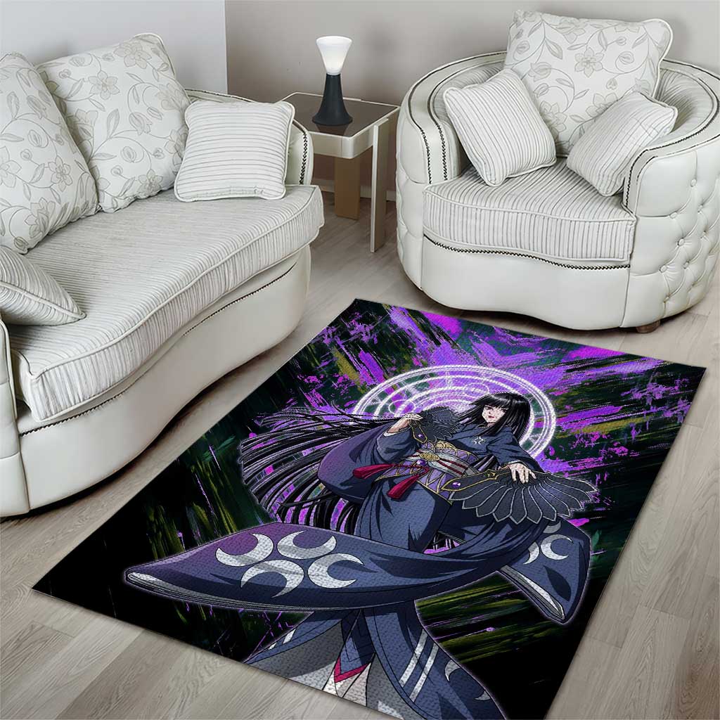 Glass The Rising of the Shield Hero Area Rug with Elegant Battle Kimono and Spirit Energy Circle Design - The Mazicc