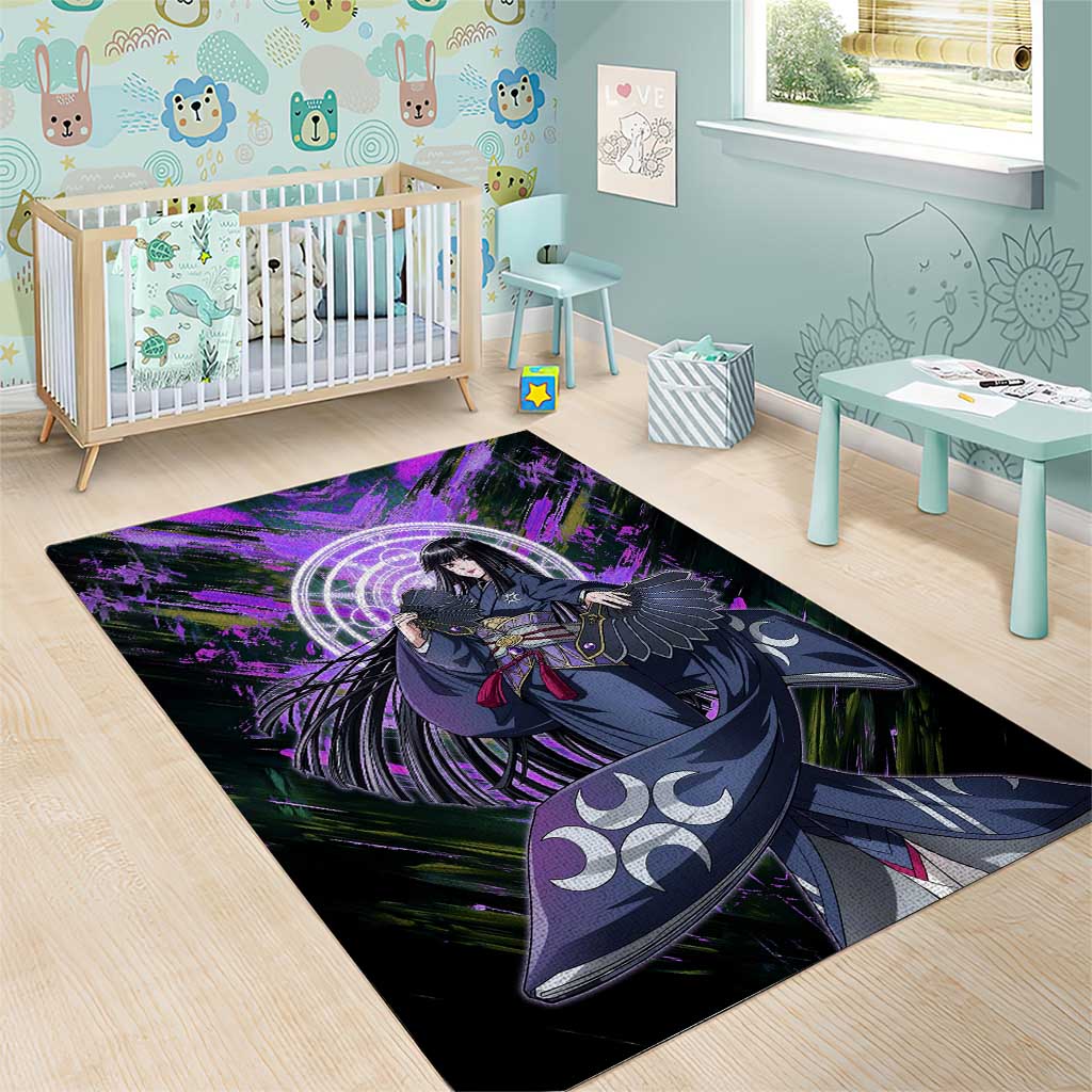 Glass The Rising of the Shield Hero Area Rug with Elegant Battle Kimono and Spirit Energy Circle Design - The Mazicc