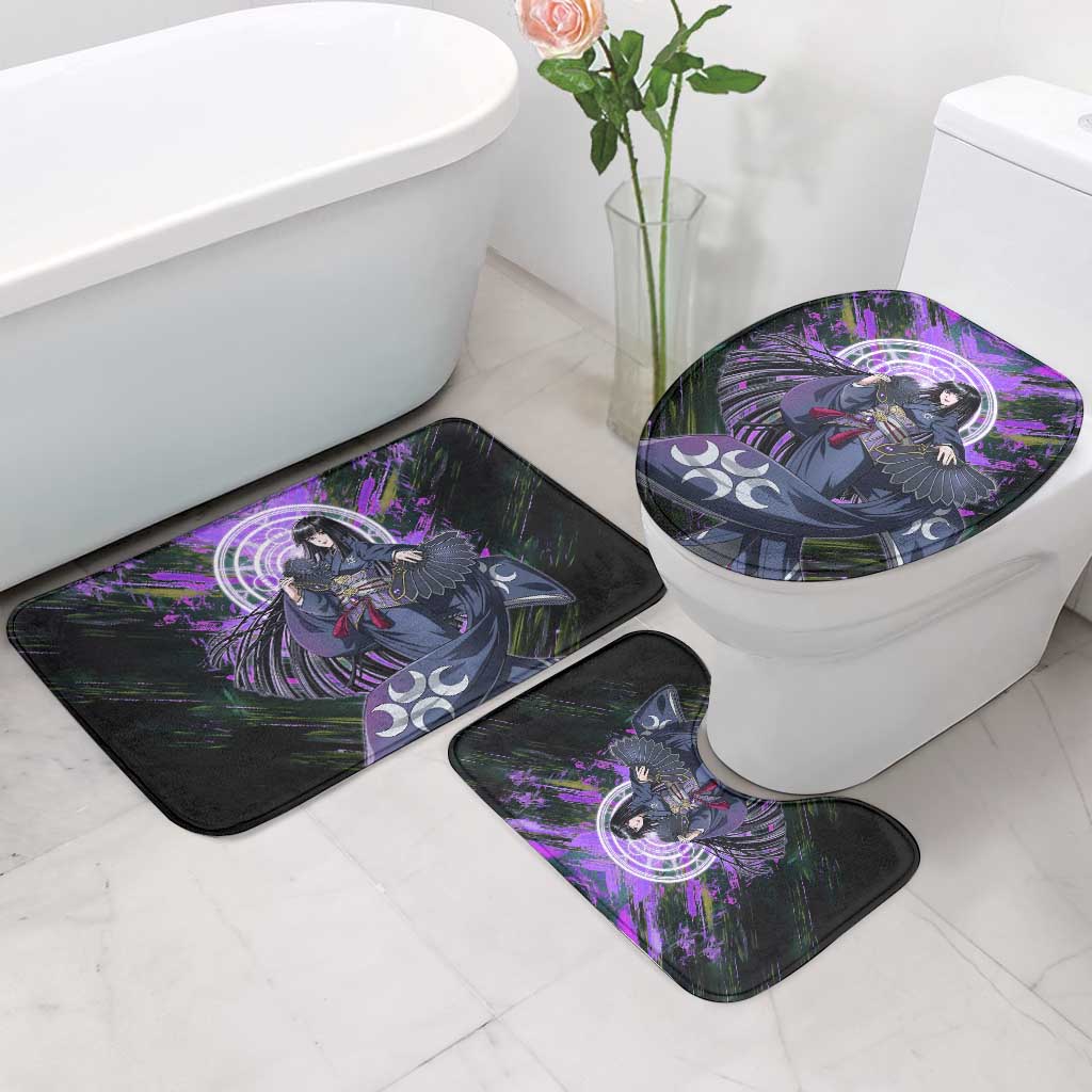 Glass The Rising of the Shield Hero Bathroom Set with Elegant Battle Kimono and Spirit Energy Circle Design - The Mazicc