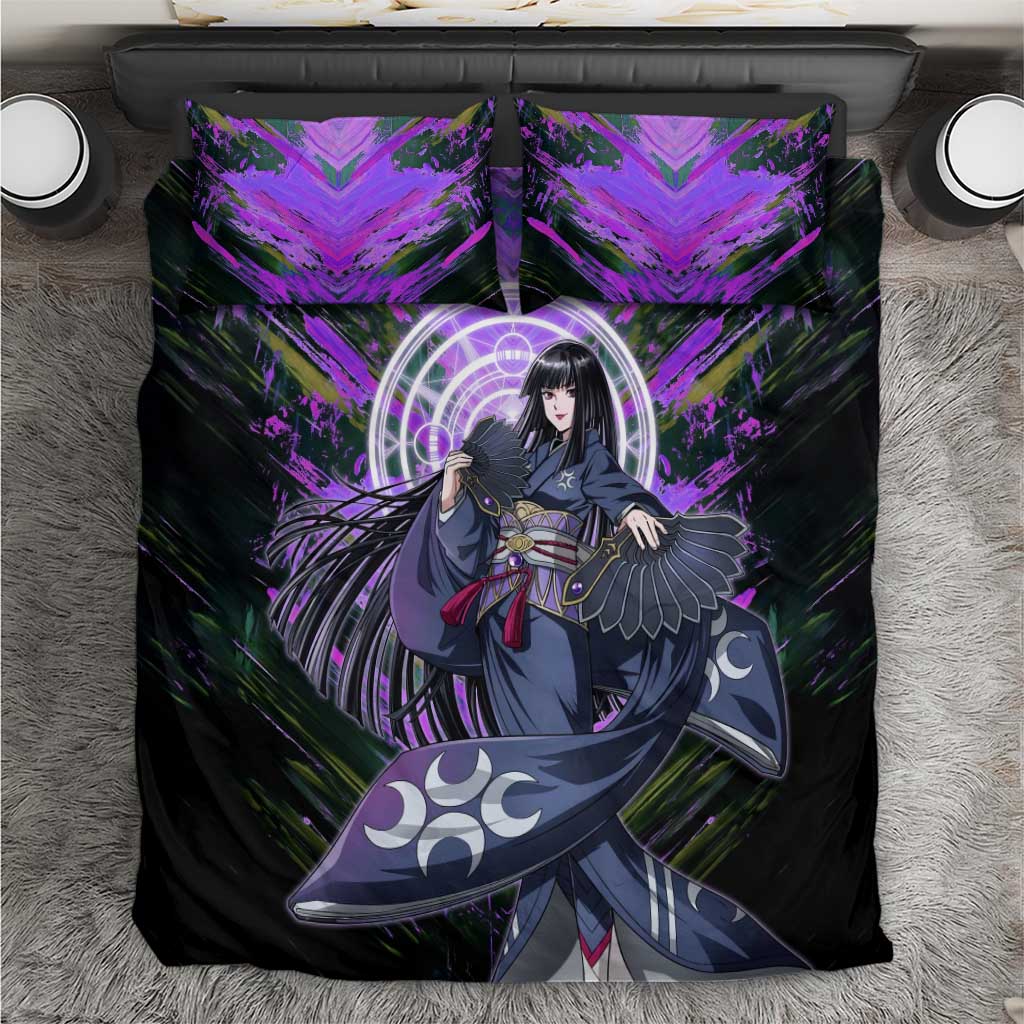 Glass The Rising of the Shield Hero Bedding Set with Elegant Battle Kimono and Spirit Energy Circle Design - The Mazicc