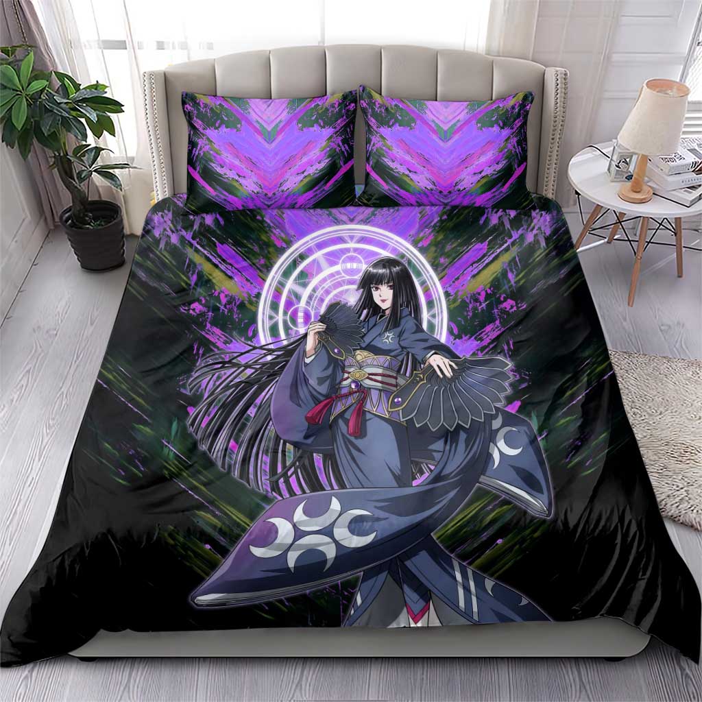 Glass The Rising of the Shield Hero Bedding Set with Elegant Battle Kimono and Spirit Energy Circle Design - The Mazicc