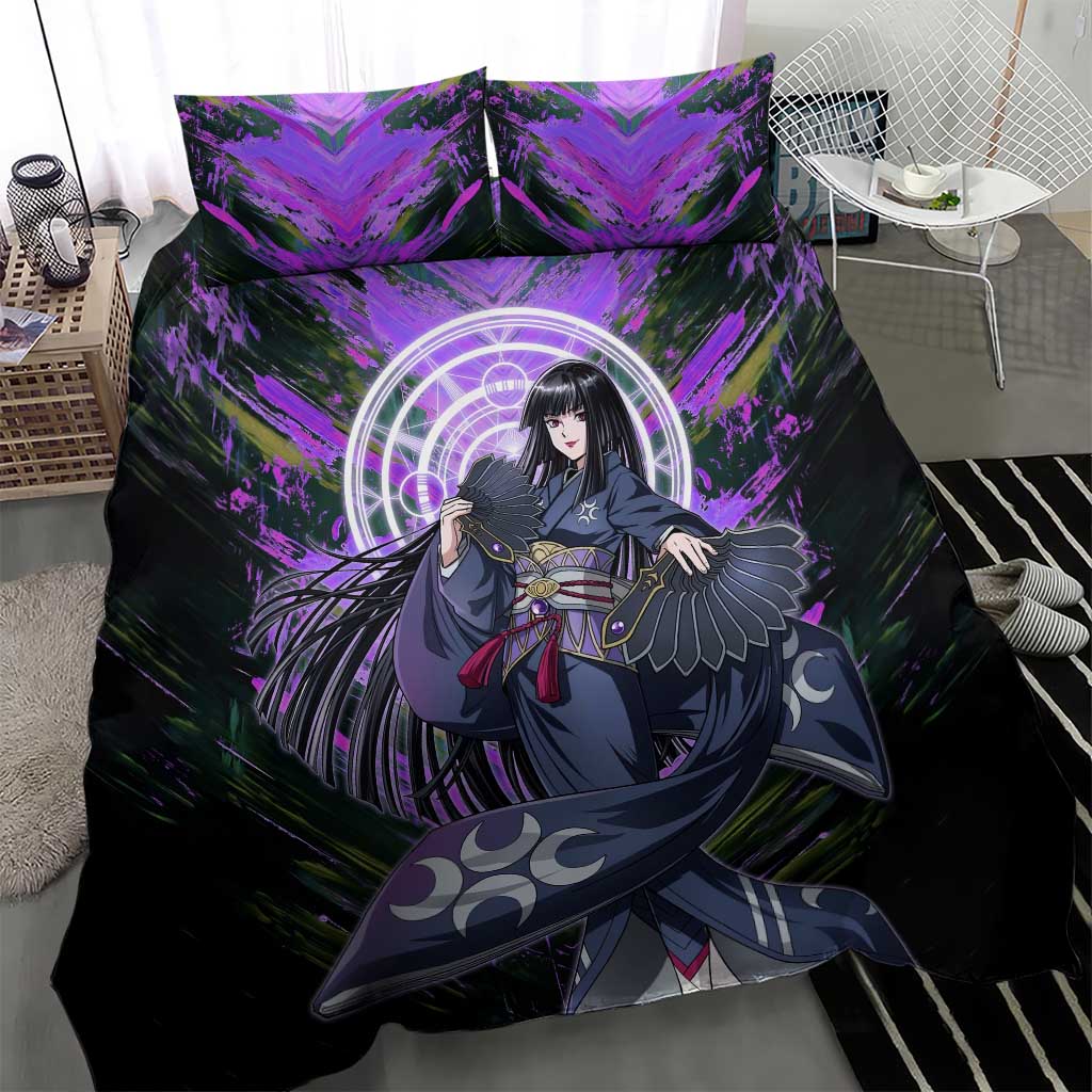 Glass The Rising of the Shield Hero Bedding Set with Elegant Battle Kimono and Spirit Energy Circle Design - The Mazicc