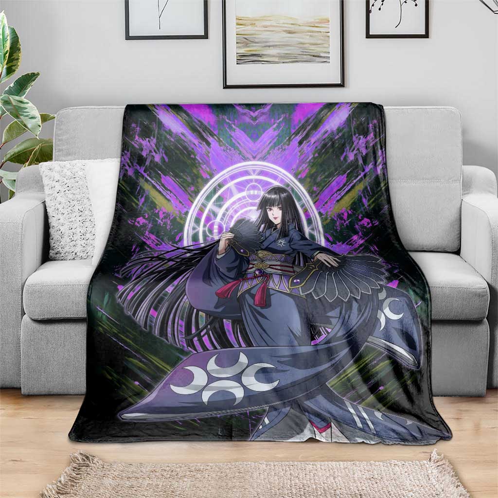 Glass The Rising of the Shield Hero Blanket with Elegant Battle Kimono and Spirit Energy Circle Design - The Mazicc