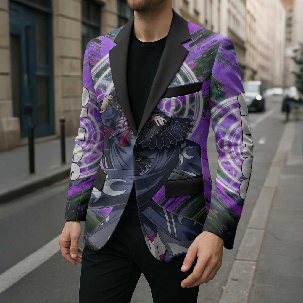 Glass The Rising of the Shield Hero Blazer with Elegant Battle Kimono and Spirit Energy Circle Design - The Mazicc