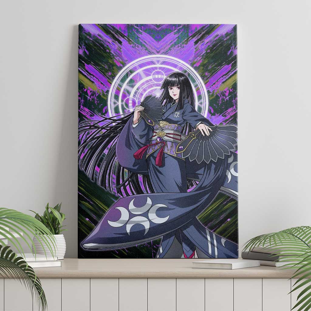 Glass The Rising of the Shield Hero Canvas Wall Art with Elegant Battle Kimono and Spirit Energy Circle Design - The Mazicc