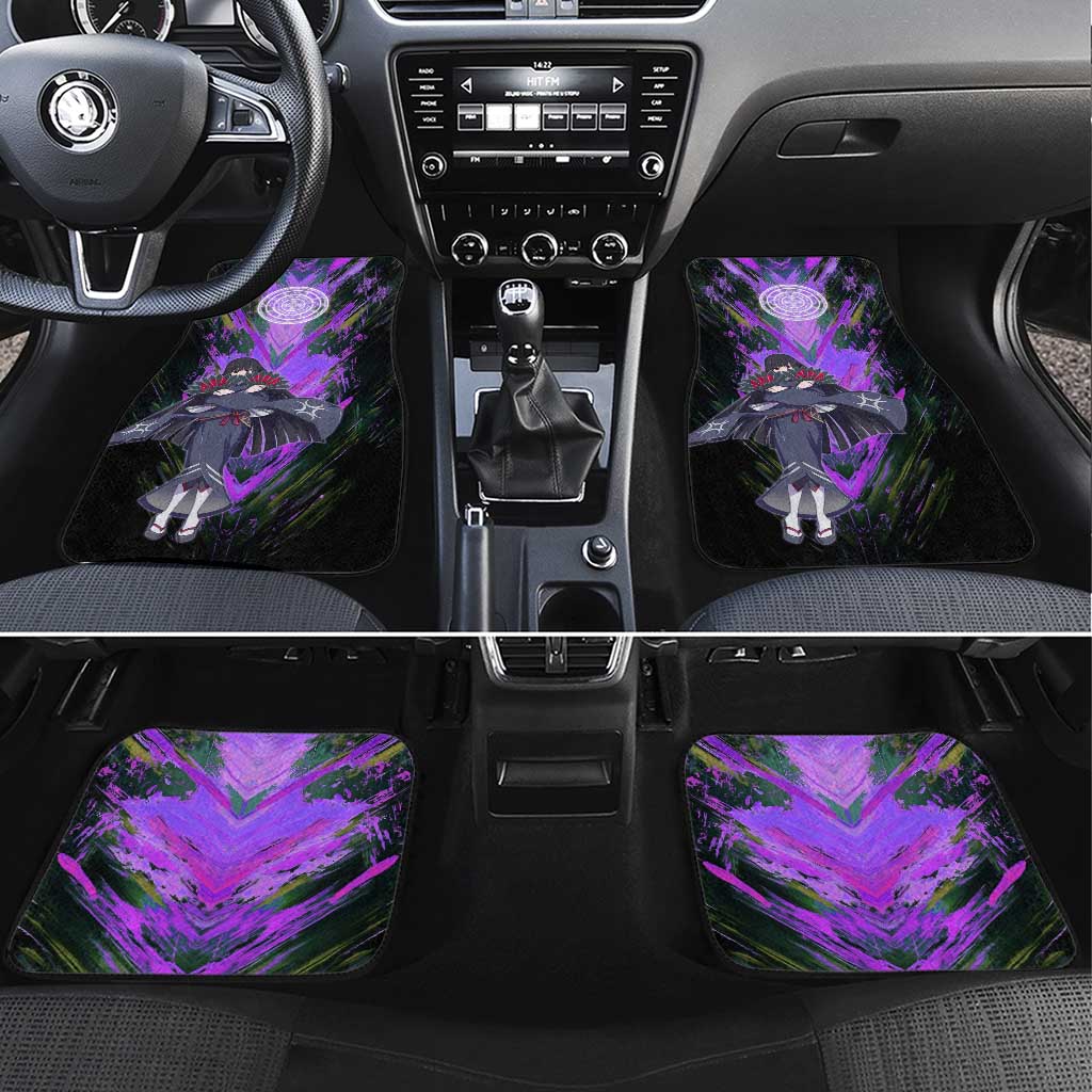 Glass The Rising of the Shield Hero Car Mats with Elegant Battle Kimono and Spirit Energy Circle Design - The Mazicc