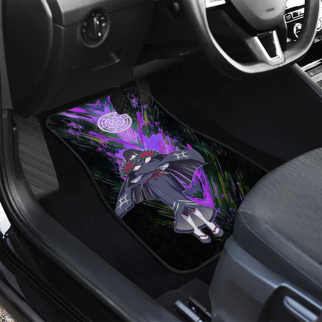 Glass The Rising of the Shield Hero Car Mats with Elegant Battle Kimono and Spirit Energy Circle Design - The Mazicc