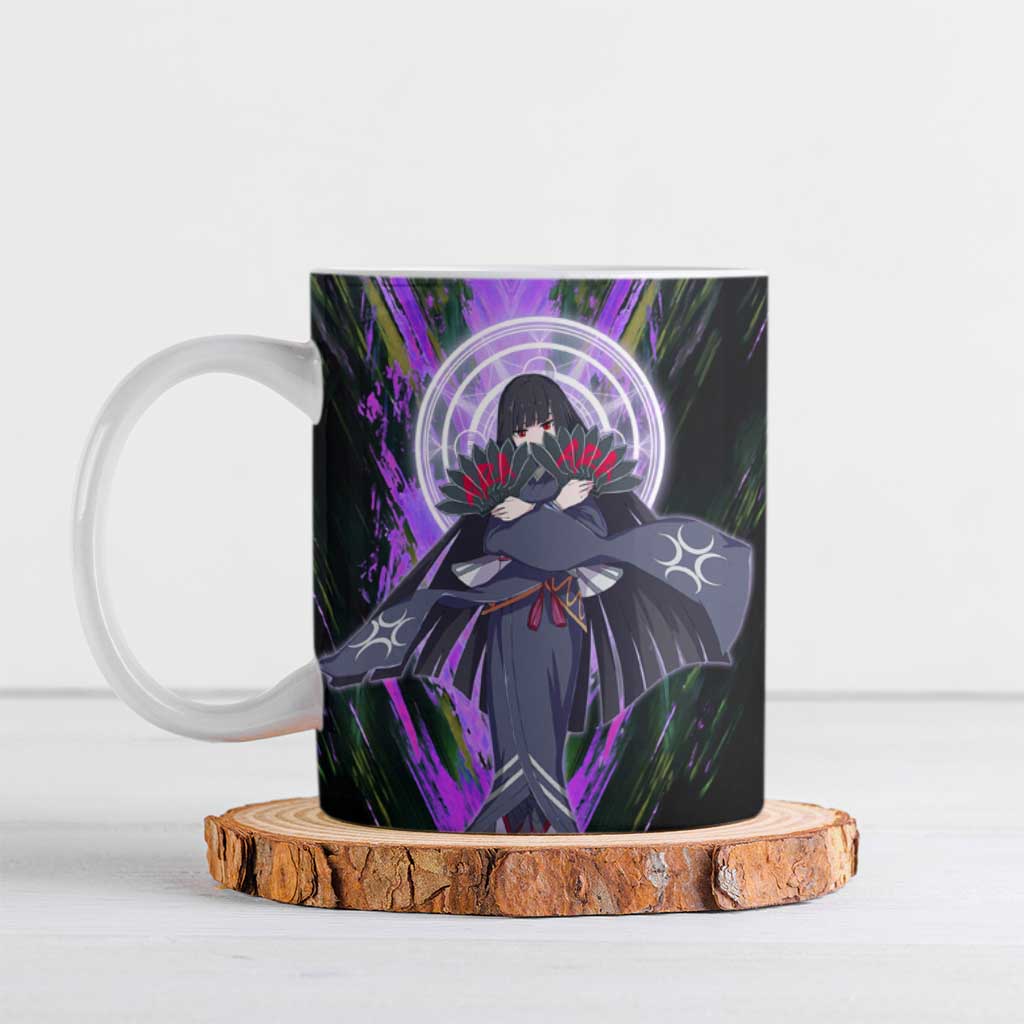 Glass The Rising of the Shield Hero Ceramic Mug with Elegant Battle Kimono and Spirit Energy Circle Design - The Mazicc
