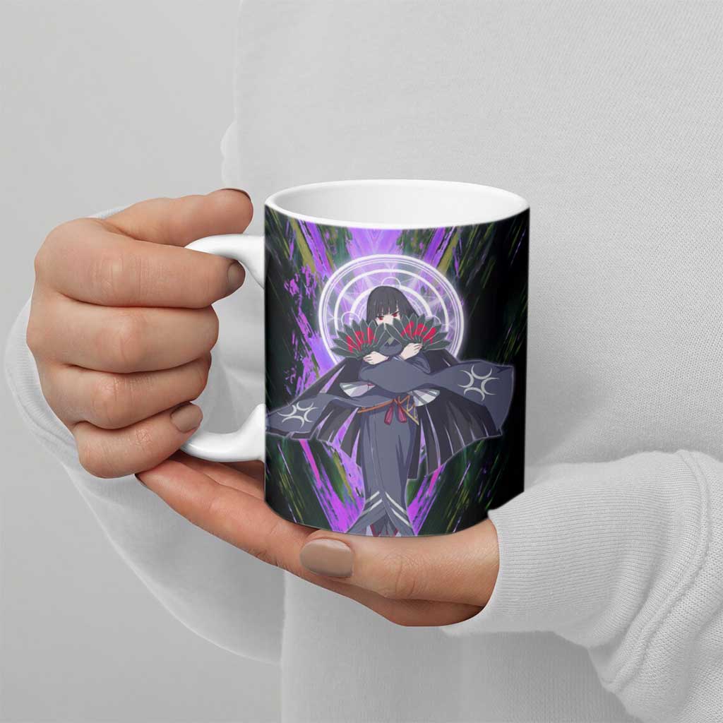 Glass The Rising of the Shield Hero Ceramic Mug with Elegant Battle Kimono and Spirit Energy Circle Design - The Mazicc