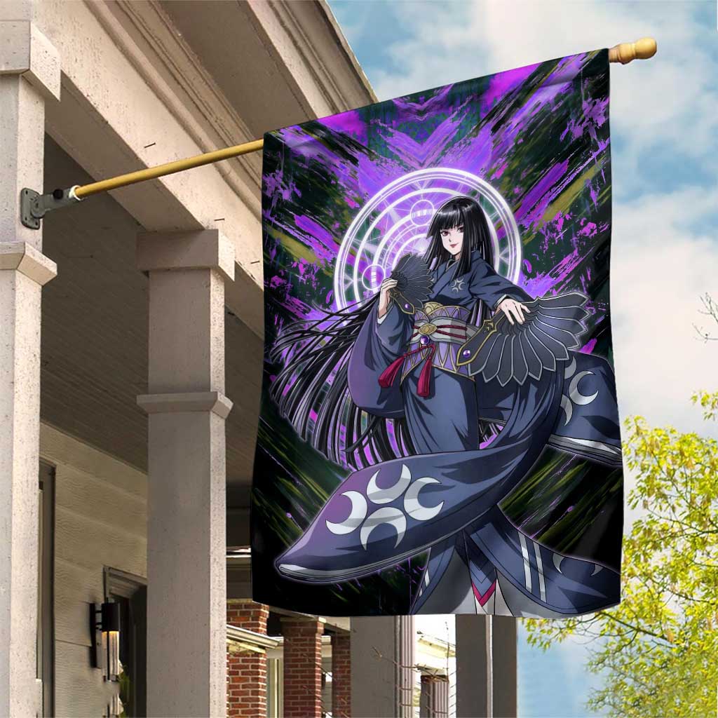 Glass The Rising of the Shield Hero Garden Flag with Elegant Battle Kimono and Spirit Energy Circle Design - The Mazicc