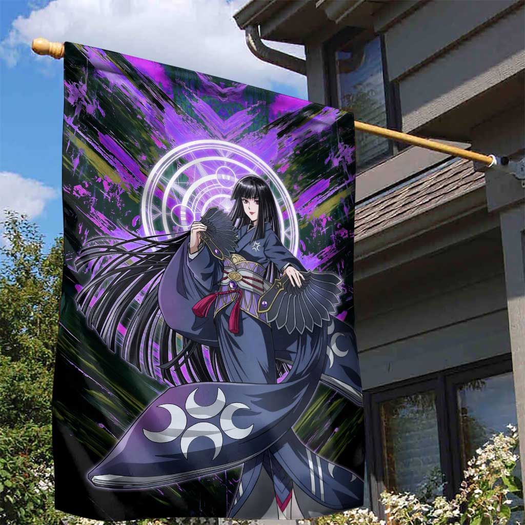 Glass The Rising of the Shield Hero Garden Flag with Elegant Battle Kimono and Spirit Energy Circle Design - The Mazicc