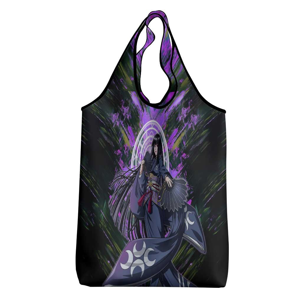 Glass The Rising of the Shield Hero Grocery Bag with Elegant Battle Kimono and Spirit Energy Circle Design - The Mazicc