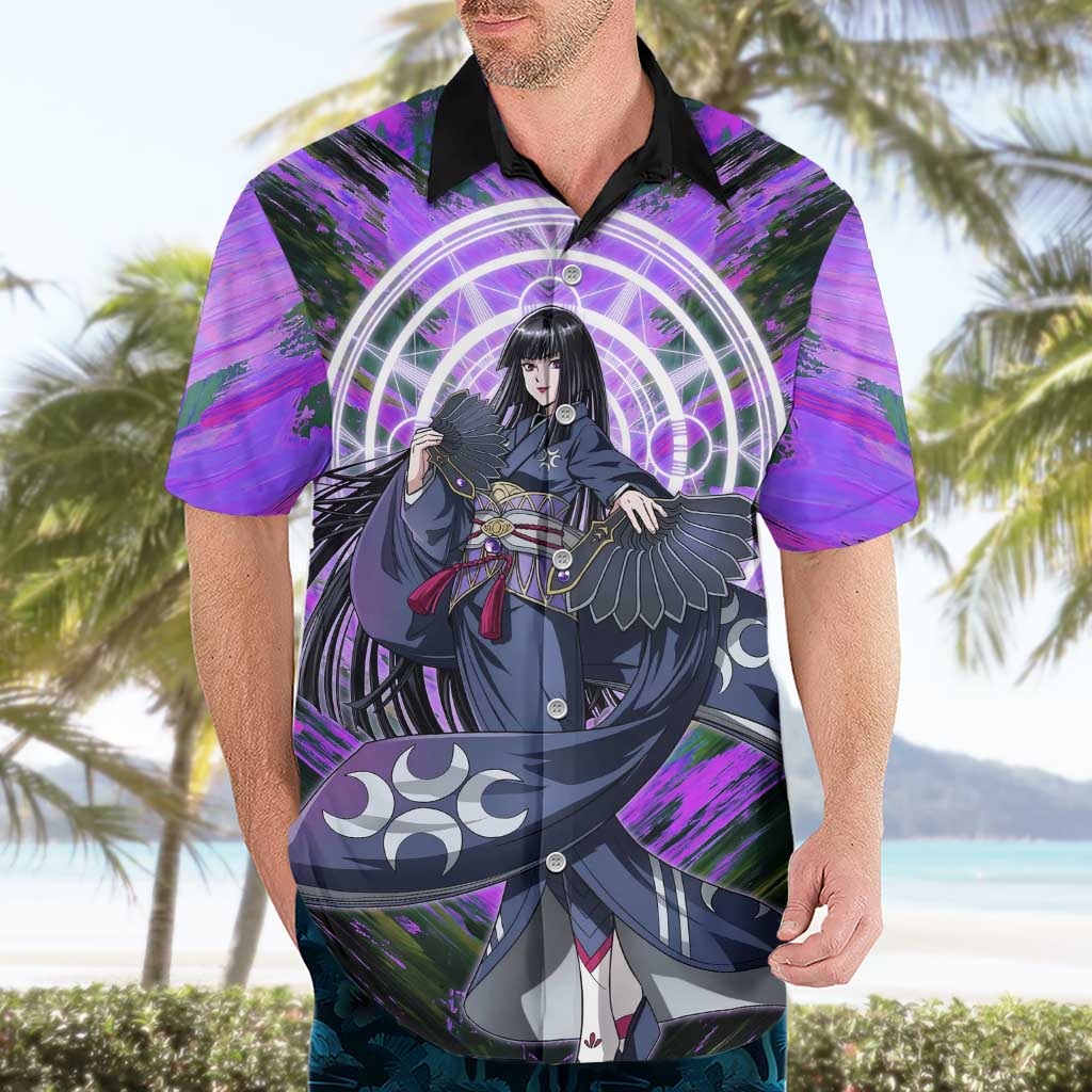 Glass The Rising of the Shield Hero Hawaiian Shirt with Elegant Battle Kimono and Spirit Energy Circle Design - The Mazicc
