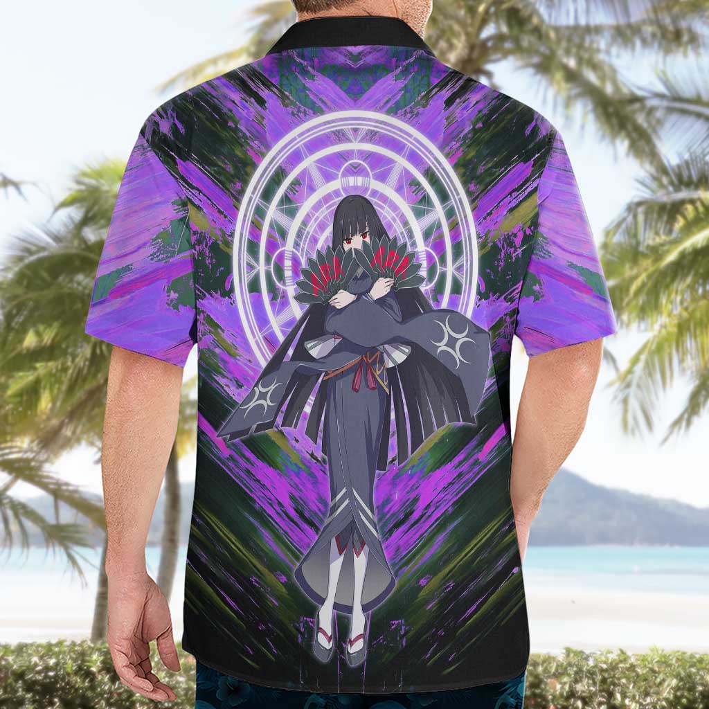 Glass The Rising of the Shield Hero Hawaiian Shirt with Elegant Battle Kimono and Spirit Energy Circle Design - The Mazicc