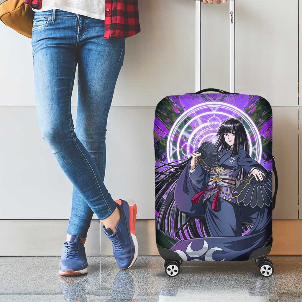 Glass The Rising of the Shield Hero Luggage Cover with Elegant Battle Kimono and Spirit Energy Circle Design - The Mazicc