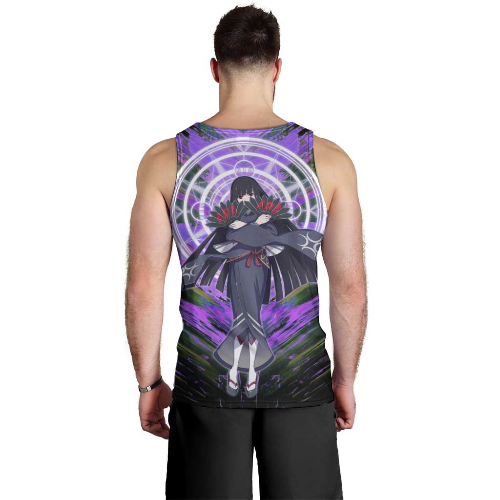 Glass The Rising of the Shield Hero Men Tank Top with Elegant Battle Kimono and Spirit Energy Circle Design - The Mazicc