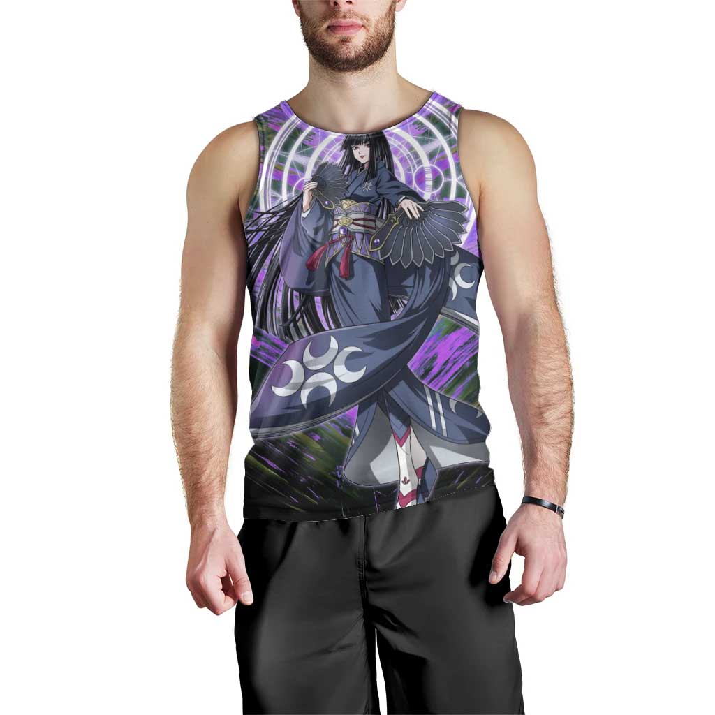 Glass The Rising of the Shield Hero Men Tank Top with Elegant Battle Kimono and Spirit Energy Circle Design - The Mazicc
