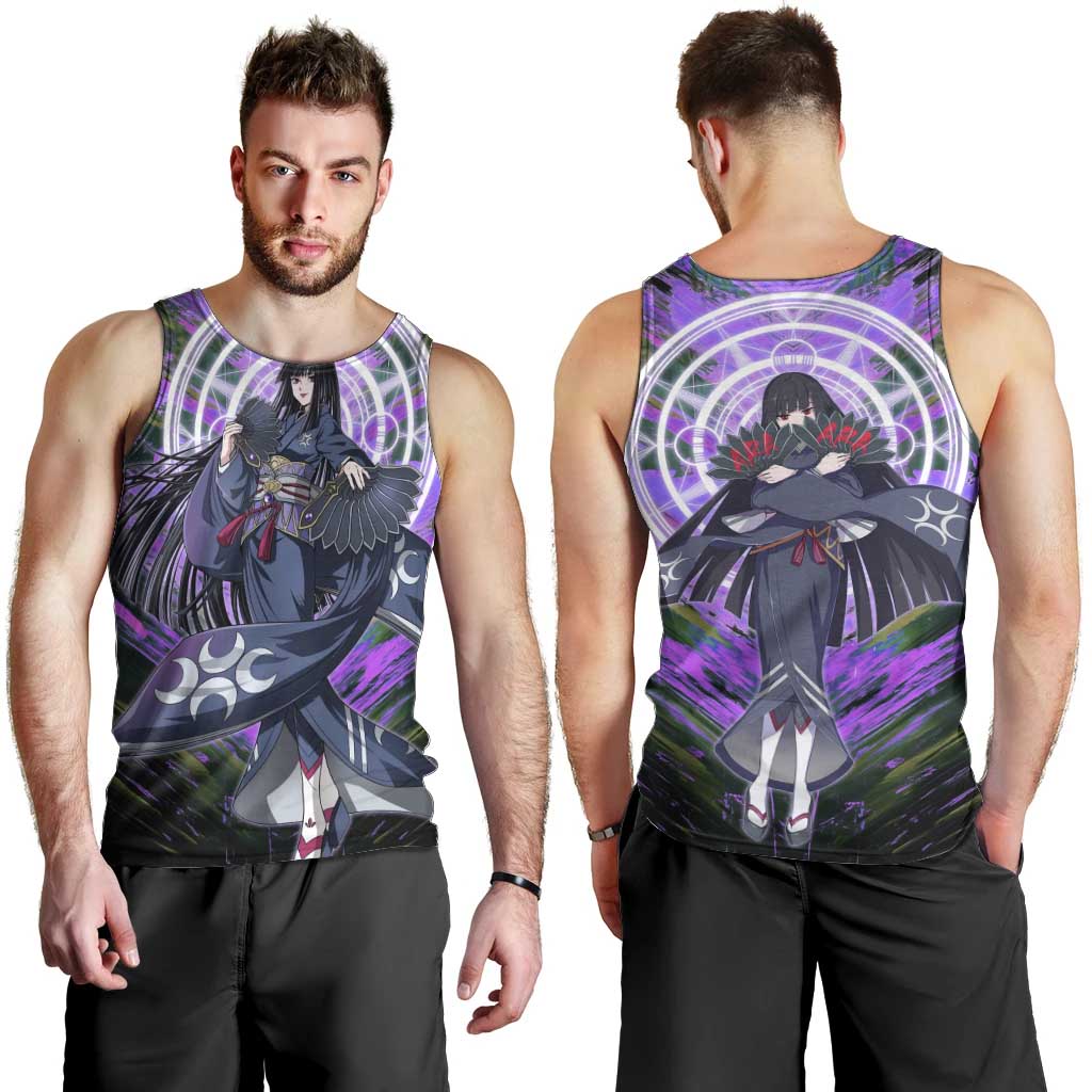 Glass The Rising of the Shield Hero Men Tank Top with Elegant Battle Kimono and Spirit Energy Circle Design - The Mazicc