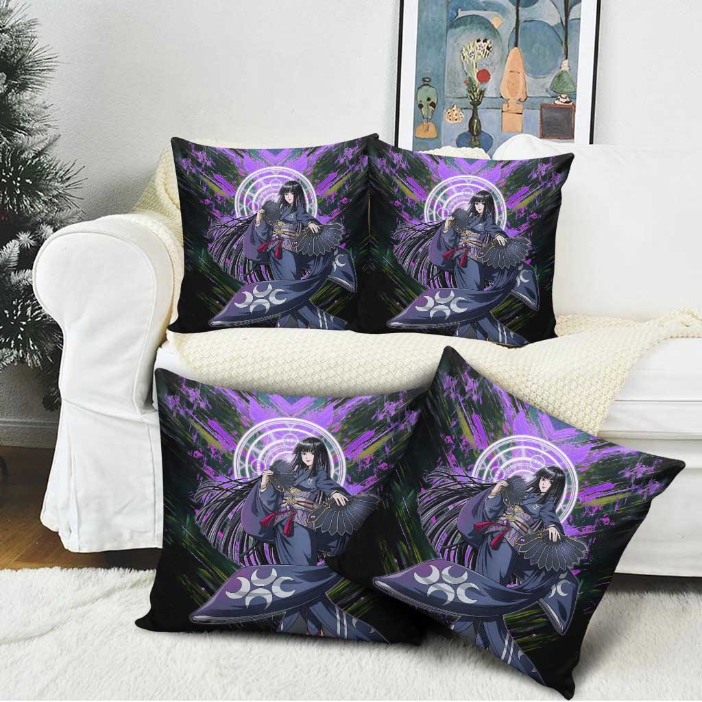 Glass The Rising of the Shield Hero Pillow Cover with Elegant Battle Kimono and Spirit Energy Circle Design - The Mazicc
