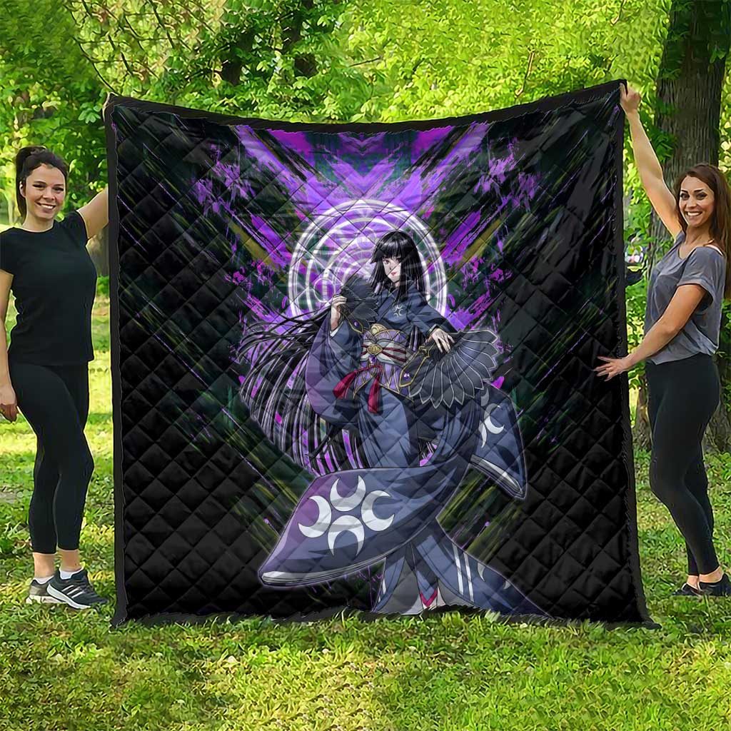 Glass The Rising of the Shield Hero Quilt with Elegant Battle Kimono and Spirit Energy Circle Design - The Mazicc