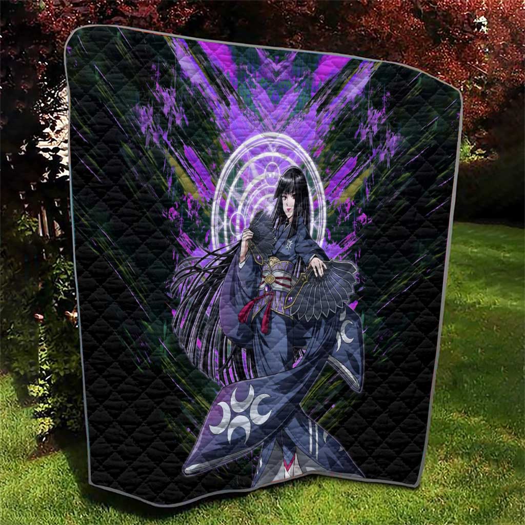 Glass The Rising of the Shield Hero Quilt with Elegant Battle Kimono and Spirit Energy Circle Design - The Mazicc