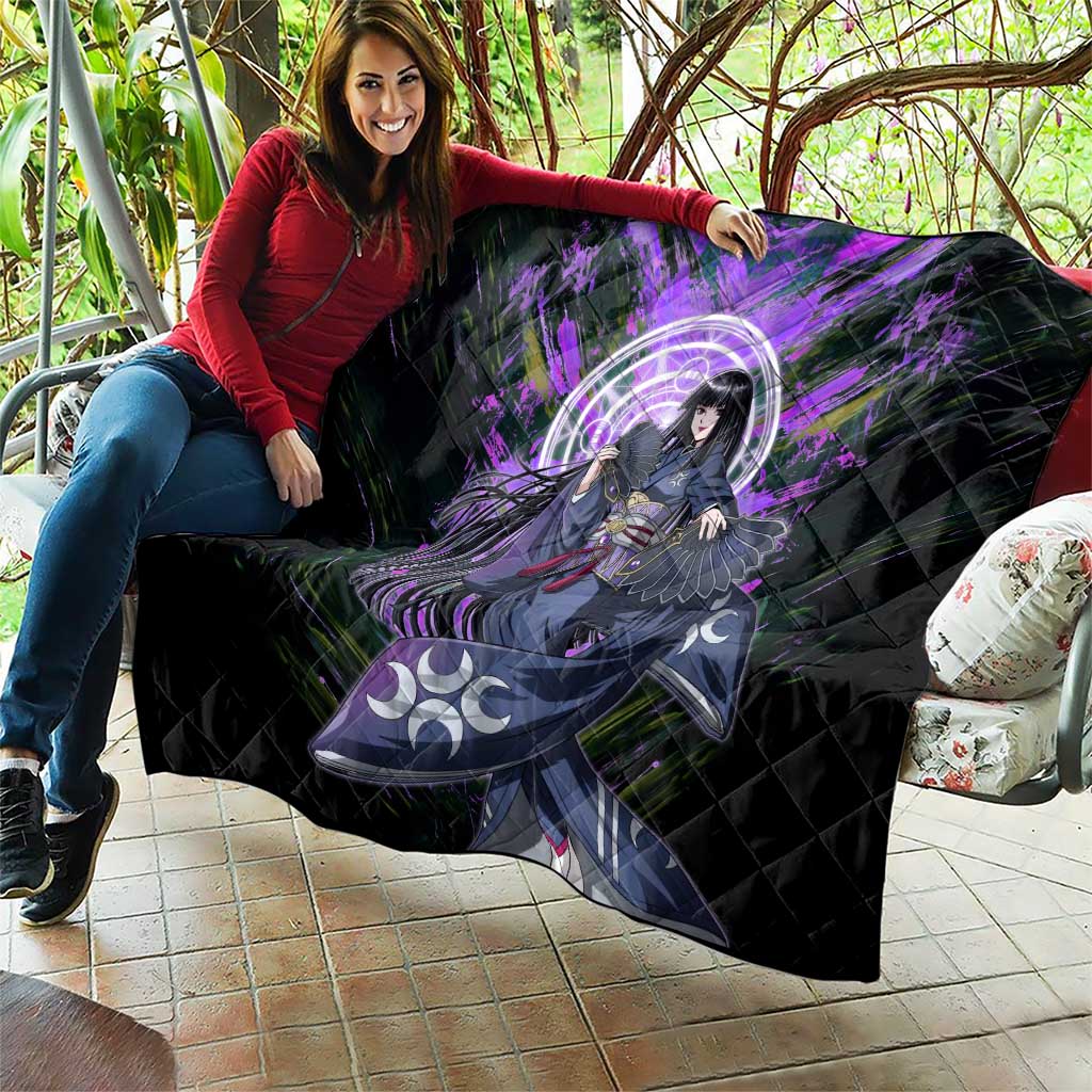 Glass The Rising of the Shield Hero Quilt with Elegant Battle Kimono and Spirit Energy Circle Design - The Mazicc