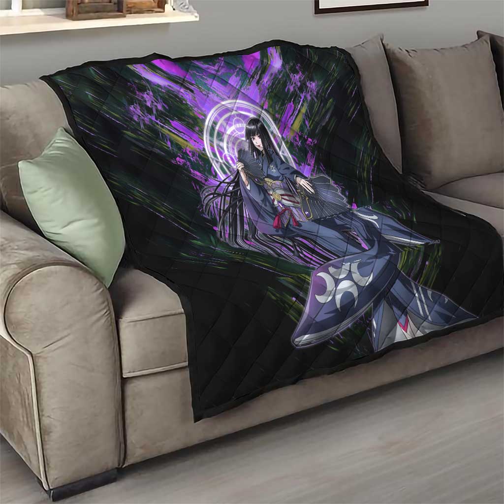 Glass The Rising of the Shield Hero Quilt with Elegant Battle Kimono and Spirit Energy Circle Design - The Mazicc