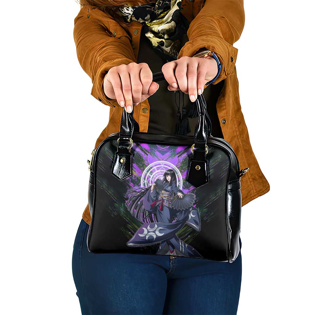 Glass The Rising of the Shield Hero Shoulder Handbag with Elegant Battle Kimono and Spirit Energy Circle Design - The Mazicc