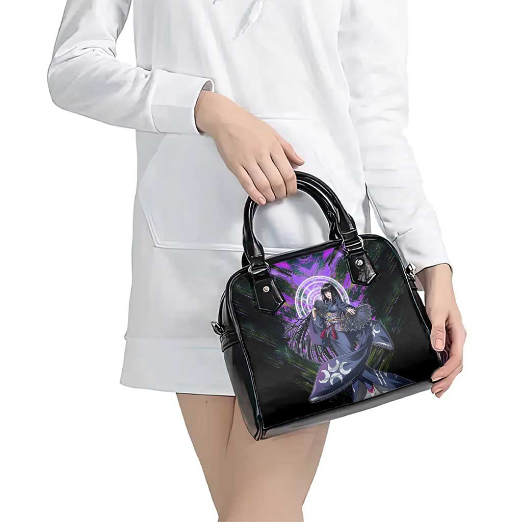 Glass The Rising of the Shield Hero Shoulder Handbag with Elegant Battle Kimono and Spirit Energy Circle Design - The Mazicc
