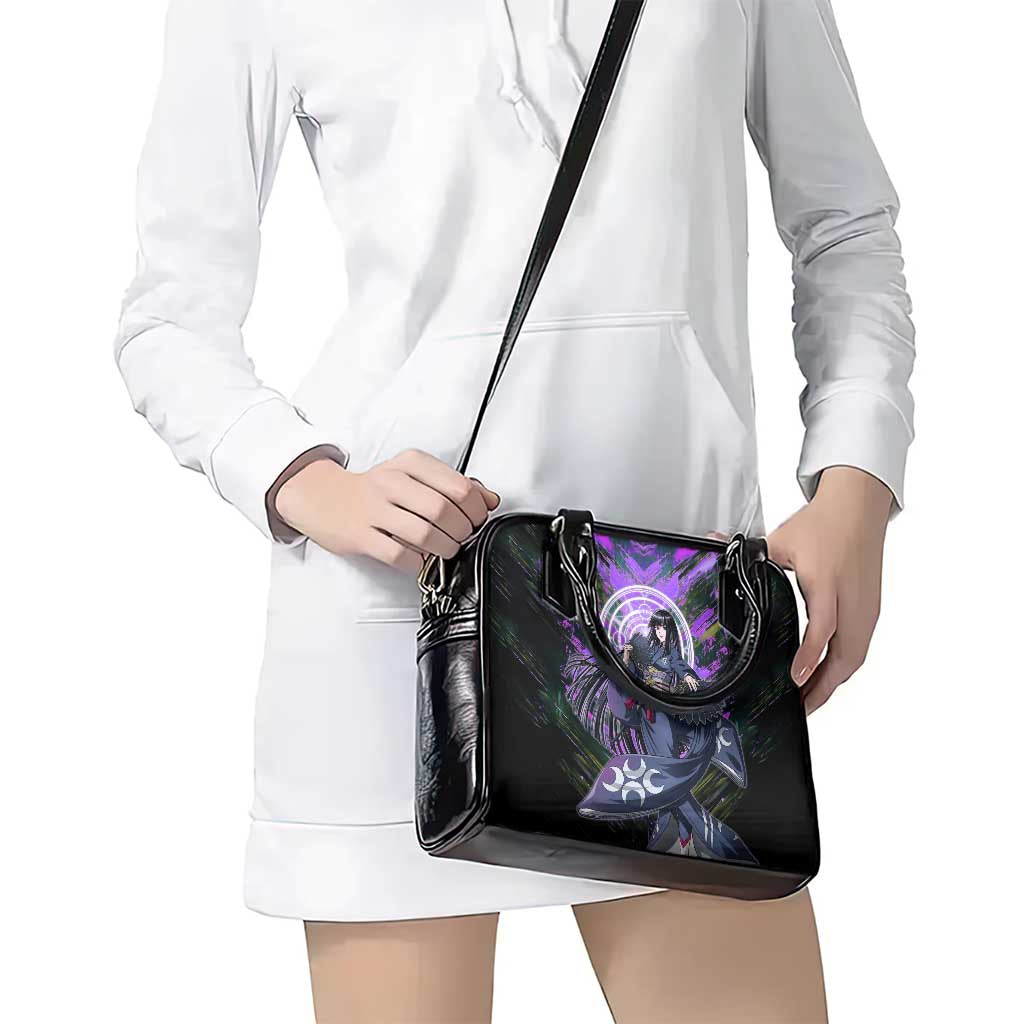 Glass The Rising of the Shield Hero Shoulder Handbag with Elegant Battle Kimono and Spirit Energy Circle Design - The Mazicc