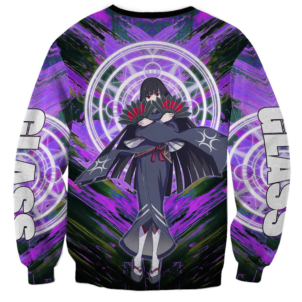 Glass The Rising of the Shield Hero Sweatshirt with Elegant Battle Kimono and Spirit Energy Circle Design - The Mazicc