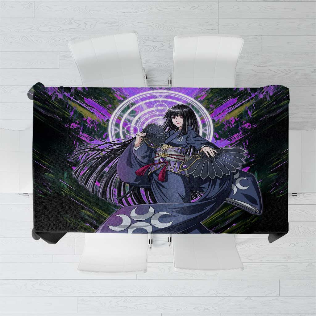 Glass The Rising of the Shield Hero Tablecloth with Elegant Battle Kimono and Spirit Energy Circle Design - The Mazicc