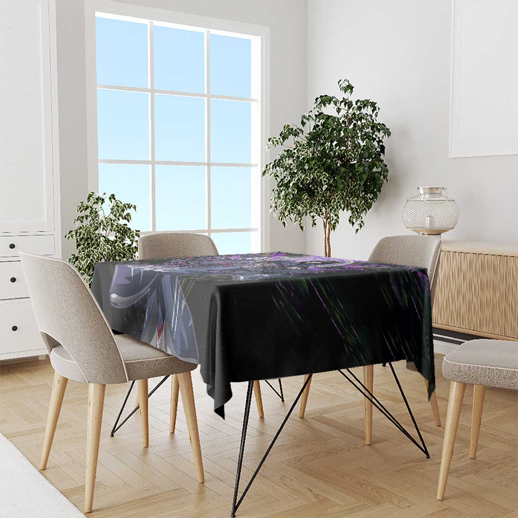 Glass The Rising of the Shield Hero Tablecloth with Elegant Battle Kimono and Spirit Energy Circle Design - The Mazicc