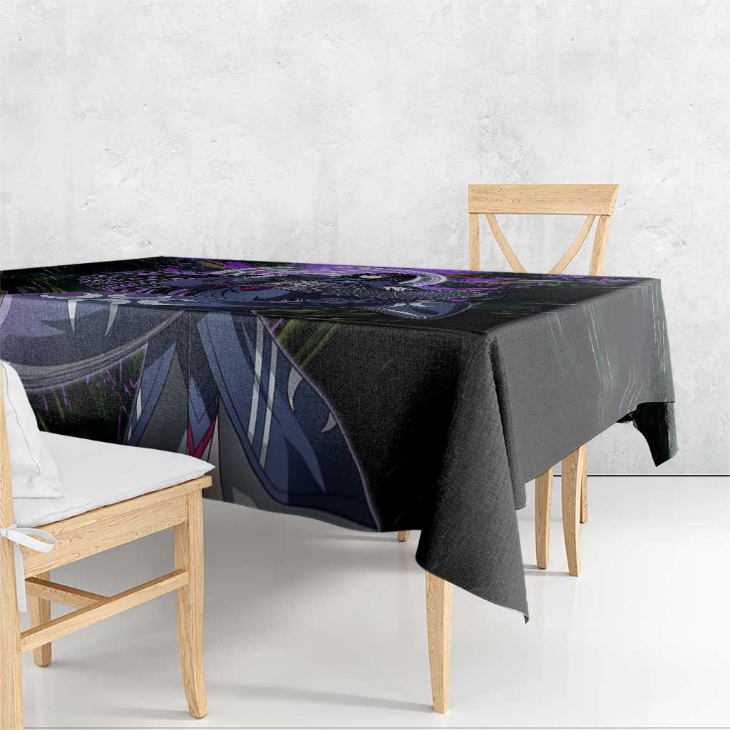 Glass The Rising of the Shield Hero Tablecloth with Elegant Battle Kimono and Spirit Energy Circle Design - The Mazicc