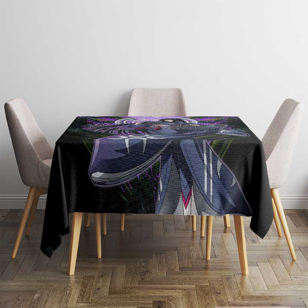 Glass The Rising of the Shield Hero Tablecloth with Elegant Battle Kimono and Spirit Energy Circle Design - The Mazicc