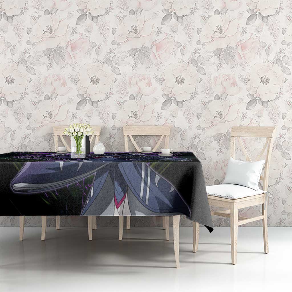 Glass The Rising of the Shield Hero Tablecloth with Elegant Battle Kimono and Spirit Energy Circle Design - The Mazicc