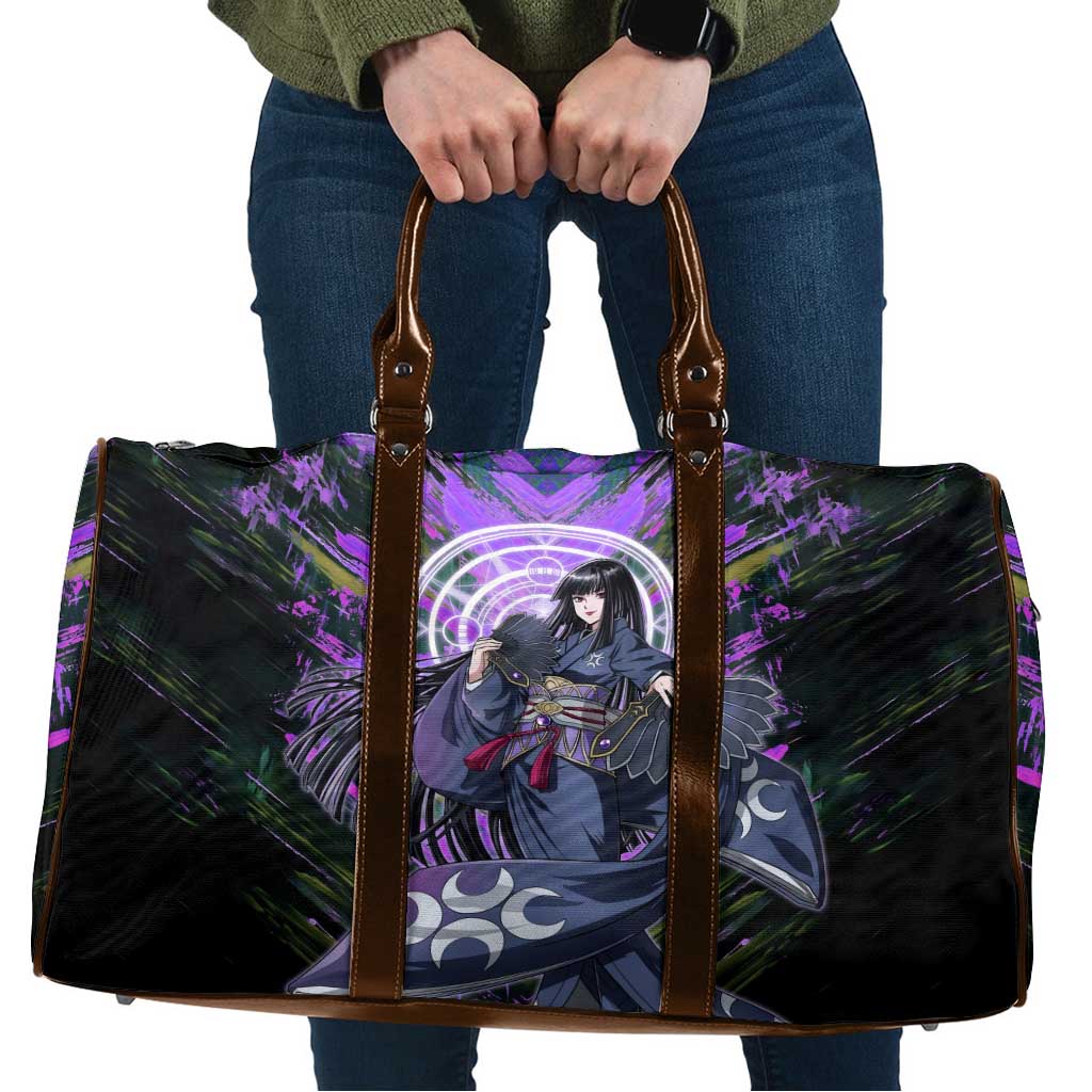 Glass The Rising of the Shield Hero Travel Bag with Elegant Battle Kimono and Spirit Energy Circle Design - The Mazicc