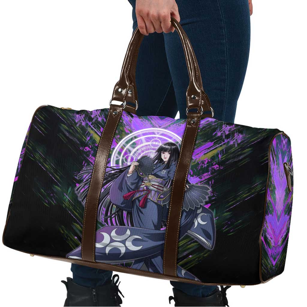 Glass The Rising of the Shield Hero Travel Bag with Elegant Battle Kimono and Spirit Energy Circle Design - The Mazicc