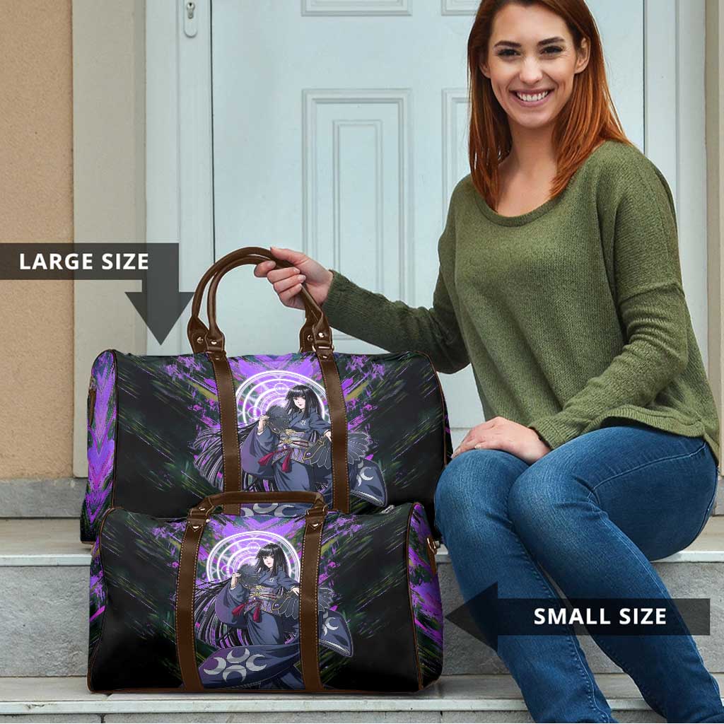 Glass The Rising of the Shield Hero Travel Bag with Elegant Battle Kimono and Spirit Energy Circle Design - The Mazicc