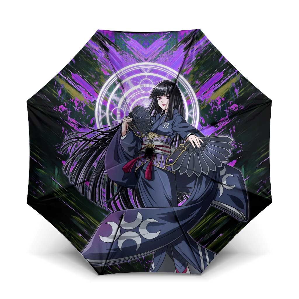 Glass The Rising of the Shield Hero Umbrella with Elegant Battle Kimono and Spirit Energy Circle Design - The Mazicc