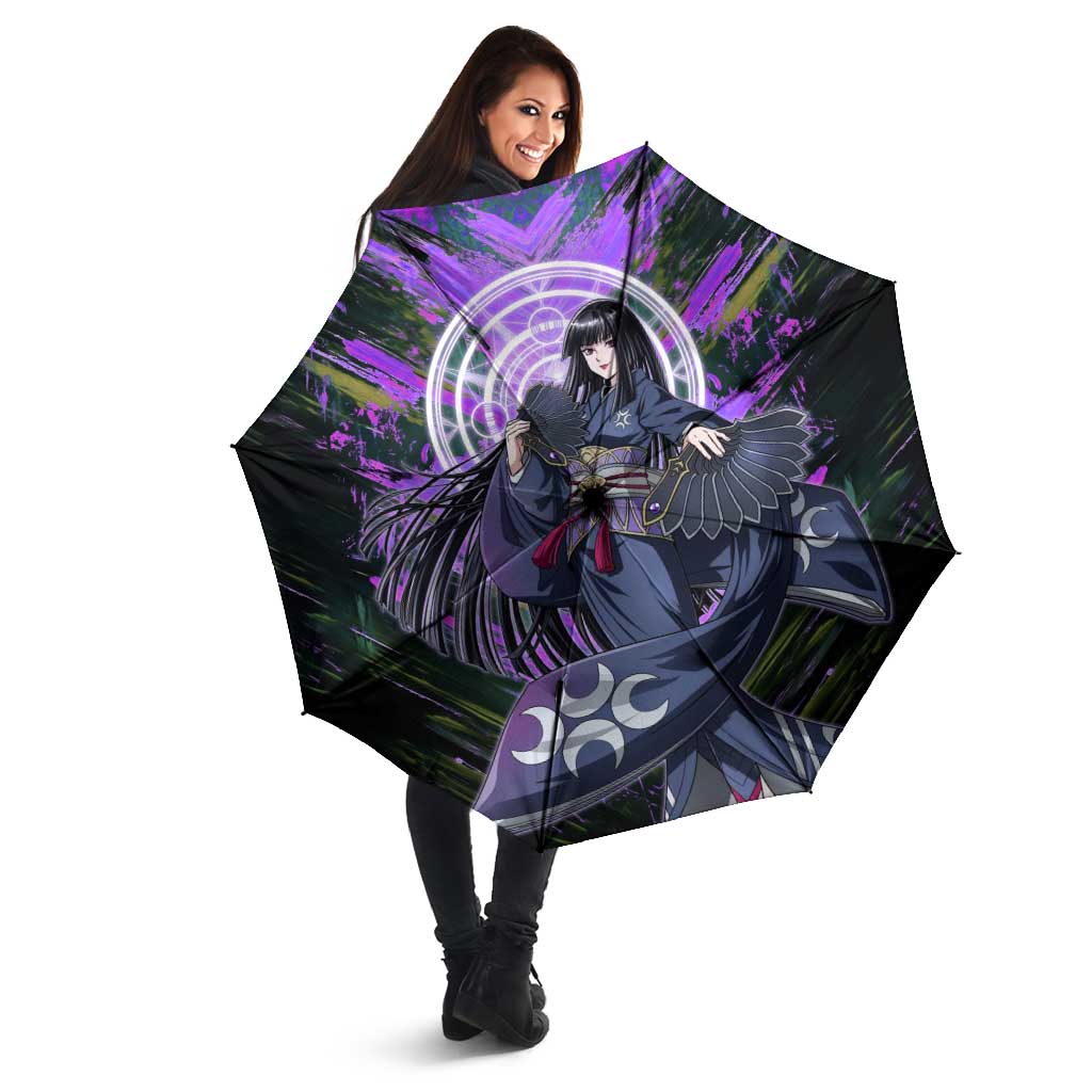 Glass The Rising of the Shield Hero Umbrella with Elegant Battle Kimono and Spirit Energy Circle Design - The Mazicc