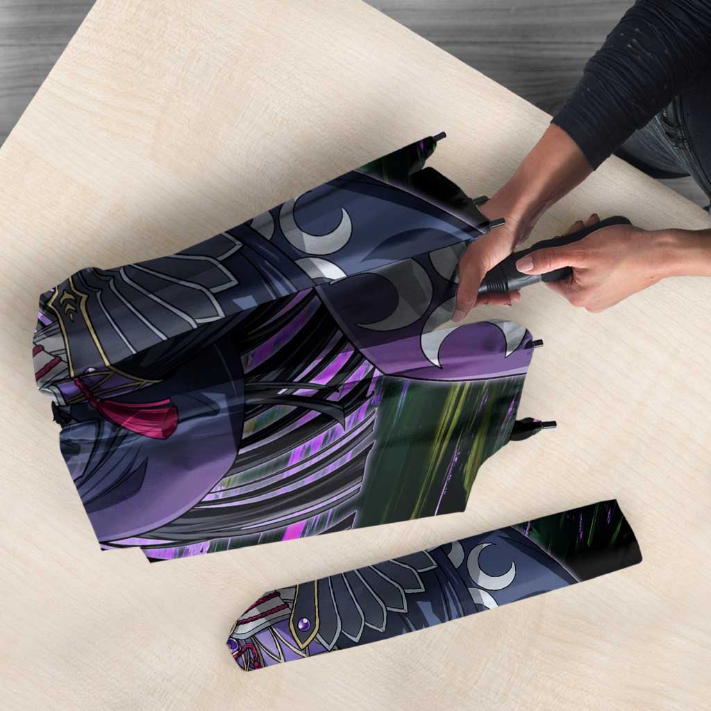Glass The Rising of the Shield Hero Umbrella with Elegant Battle Kimono and Spirit Energy Circle Design - The Mazicc