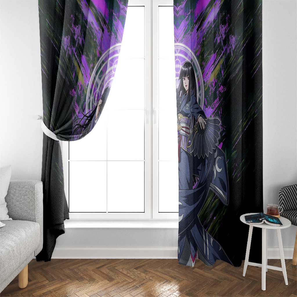 Glass The Rising of the Shield Hero Window Curtain with Elegant Battle Kimono and Spirit Energy Circle Design - The Mazicc