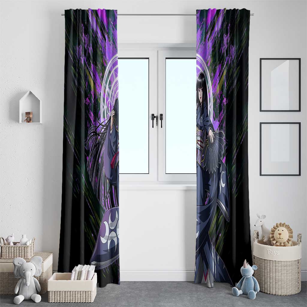 Glass The Rising of the Shield Hero Window Curtain with Elegant Battle Kimono and Spirit Energy Circle Design - The Mazicc