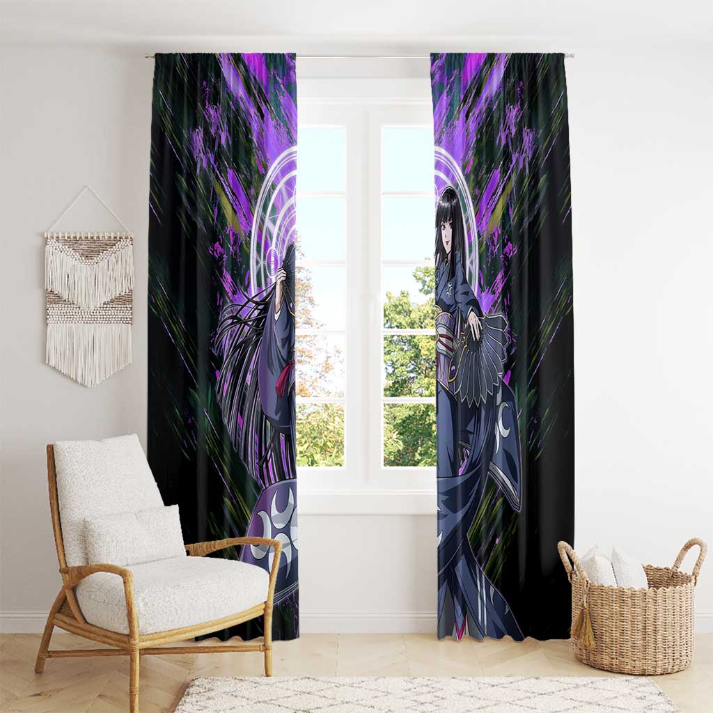 Glass The Rising of the Shield Hero Window Curtain with Elegant Battle Kimono and Spirit Energy Circle Design - The Mazicc