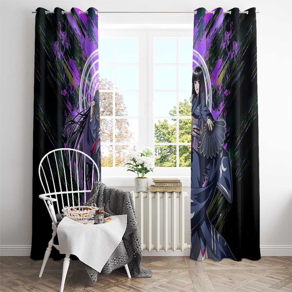 Glass The Rising of the Shield Hero Window Curtain with Elegant Battle Kimono and Spirit Energy Circle Design - The Mazicc