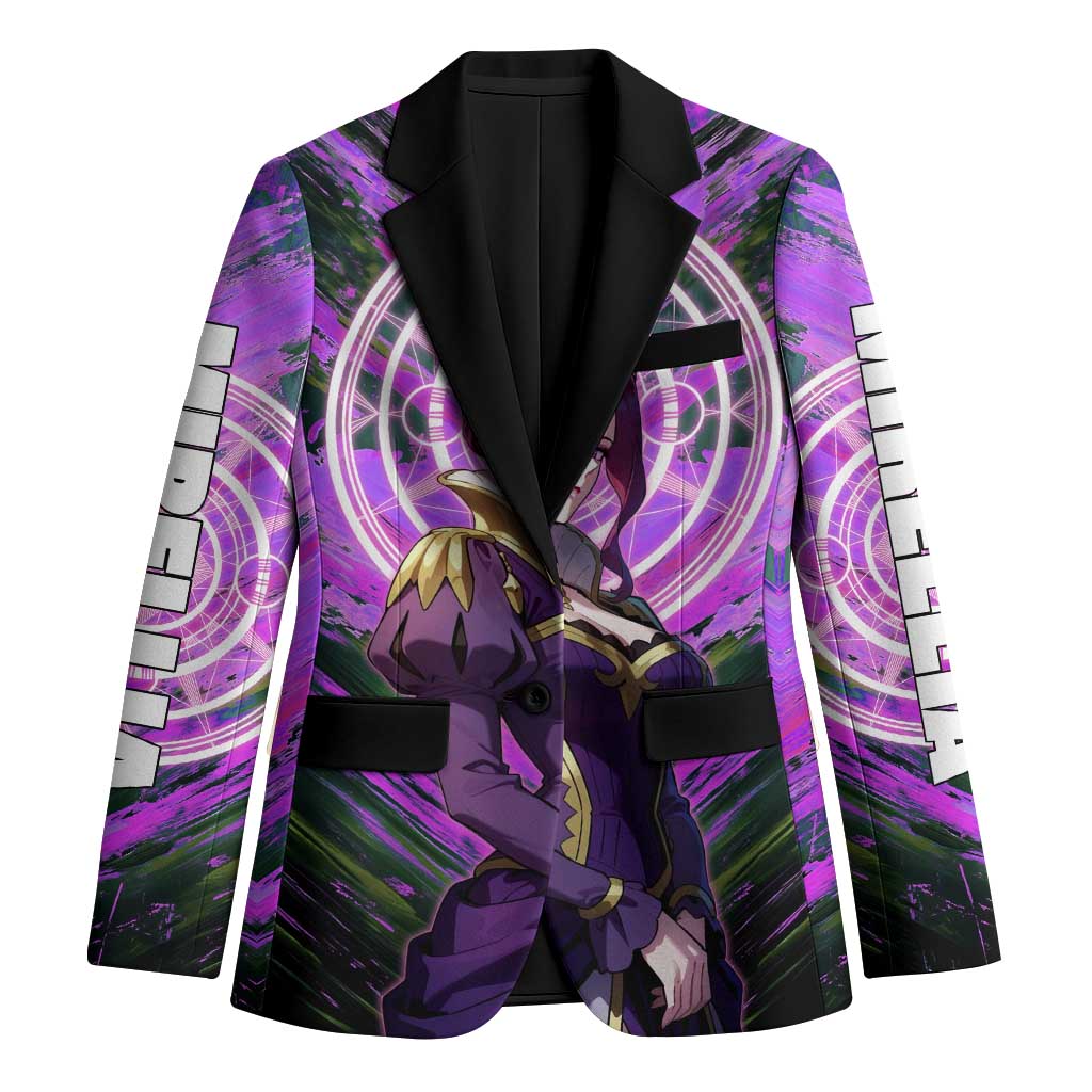 Mirellia Q Melromarc The Rising of the Shield Hero Blazer with Queen Armor and Magical Emblem Background - The Mazicc